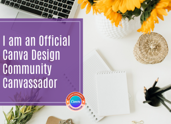 Proud to be a Canva Design Community Canvassador!